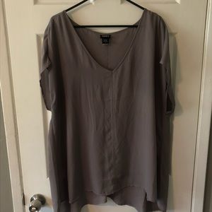 Grey Torrid Swing Blouse
